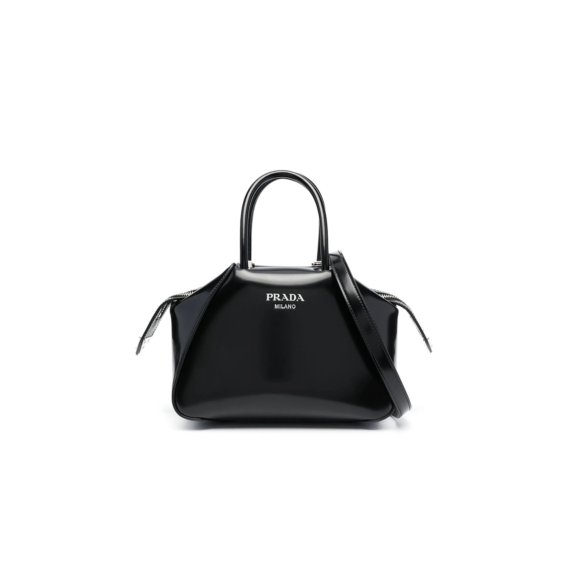 PRADA SUPERNOVA BRUSHED LEATHER TOTE BAG 1BA366 (21*14*11cm)